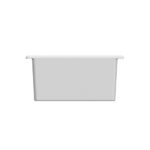 Square White Ceramic Undermount Sink