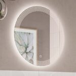 Crosswater Canvass Round LED Fog Free Mirror