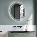 Crosswater Canvass Round LED Fog Free Mirror